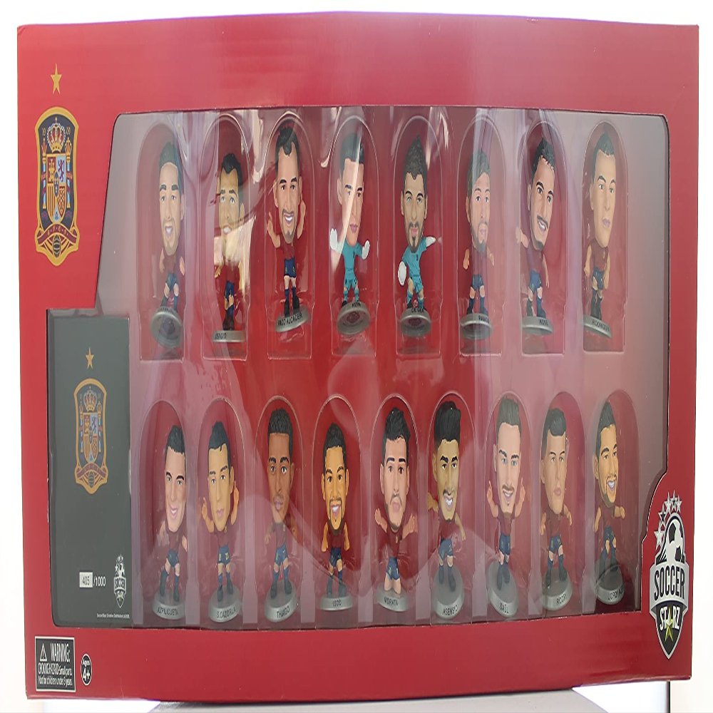 SoccerStarz Spain Team Pack 17 Figure (2020 Version)