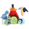 Aurora Ebba Engaging Baby Talk My Dinosaur Friends Baby Stuffed Animal - Sensory Delight - Interactive Learning - Multicolor 6 Inches view 1