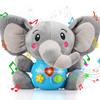 STEAM Life Baby 3-6 Months Boy Gifts Musical Toys Plush Elephant Infant 0-6 6-12 Month Light Up Stuffed Aminal for Newborn Toddler view 1