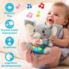 STEAM Life Baby 3-6 Months Boy Gifts Musical Toys Plush Elephant Infant 0-6 6-12 Month Light Up Stuffed Aminal for Newborn Toddler view 2