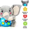 STEAM Life Baby 3-6 Months Boy Gifts Musical Toys Plush Elephant Infant 0-6 6-12 Month Light Up Stuffed Aminal for Newborn Toddler view 3