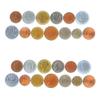 13 PRE-Euro Coins. Inner SIX and Outer Seven Old European Union Coins view 1