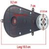 WEELYE 24V 30000RPM Gearbox with High Torque 24V DC Motor for Kids Ride on Car SUV Parts, Electric Motor with Gear Box High Speed RS550 DC Motor Match Children Ride on Toys Accessories view 3