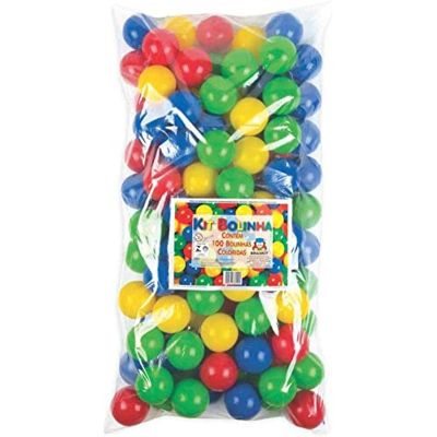 Braskit Pool and Burrow Balls, 100 Polka Dots, Multicolor