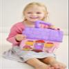 Pockets of Learning Fabric Bunny House Soft Play Set for Toddlers and Children, Cloth Activity, Pretend Play Toy view 2