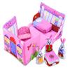 Pockets of Learning Fabric Bunny House Soft Play Set for Toddlers and Children, Cloth Activity, Pretend Play Toy view 4