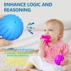 ROHSCE 10 Pack Sensory Balls for Babies & Kids, 2025, Baby Toy Ball 6-12 Months, Toddler & Infant Small Massage Soft Textured Multi Ball Set, Sensory Toys for Boys & Girls view 2