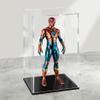LANSCOERY Acrylic Display Case, Assemble Small Showcase Display Box for Collectibles, with Dustproof & Seamless Display Design 4.7x4.7x7inch Black Base view 1