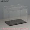 LANSCOERY Clear Acrylic Display Case, Assemble Small Display Box Stand with Black Base, Dustproof Protection Showcase for Collectibles Memorabilia Figurines (6x4x4inch; 15x10x10cm) view 4