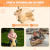 Bayer Chic 2000 401 30 Inflatable Jumping Horse with Air Pump Brown view 2