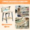 Bayer Chic 2000 278 30 Children's Wooden Workbench with Tools and Accessories, Tool Bench, Colourful, Large view 2