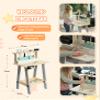 Bayer Chic 2000 278 30 Children's Wooden Workbench with Tools and Accessories, Tool Bench, Colourful, Large view 4