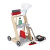 Bayer Chic 2000 277 01 Children's Cleaning Trolley Wooden Broom Trolley with Vacuum Cleaner and Accessories view 4