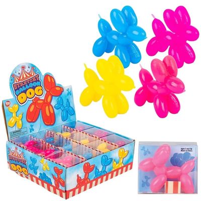 Rhode Island Novelty 2.5 Inch Stretchy Balloon Dog, One Dozen per Order