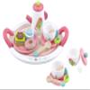 AB Gee abgee 921 TL057 EA Wooden Afternoon Tea Set, red view 1
