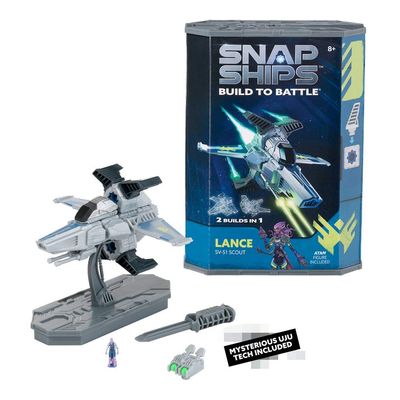 Snap Ships Lance SV-51 Scout Construction Toy for Custom Building and Battle Play Ages 8+