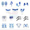 Aluminum Upgrade Combo Pack For 1/10 Traxxas Ford GT 4-Tec 2.0 83056-4/4-Tec 3.0 93054-4 - 119Pc Set Blue view 1