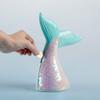 Baby Aspen Reversible Sequin Mermaid Tail Porcelain Piggy Bank, Baby Room Decor, Coin Bank Baby Shower view 4