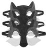 NUOBESTY Wolf Mask Animals Felt Half Face Mask Costume Decor Dress Up Party Favors 3pcs view 1