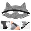 NUOBESTY Wolf Mask Animals Felt Half Face Mask Costume Decor Dress Up Party Favors 3pcs view 4
