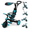 Globber 4-in-1 Toddler Trike Push Bike Stroller  Learning Tricycle for Toddlers Converts Into Balance Bike  Safe Outdoor Ride On Toys for Kids (Teal) view 1