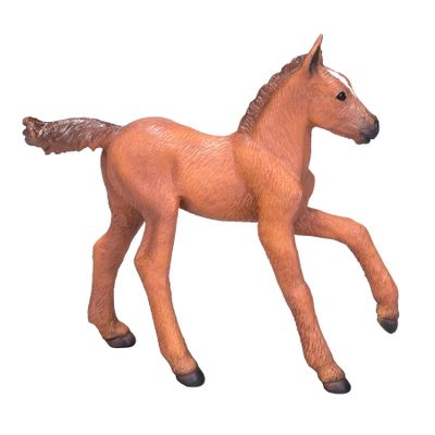 MOJO Arabian Foal Chestnut Colored Realistic Equestrian Horse Club Hand Painted Toy Figurine