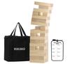 SPORT BEATS Medium Tower Game Outdoor Games 54 Blocks Stacking Game Includes Carry Bag view 1