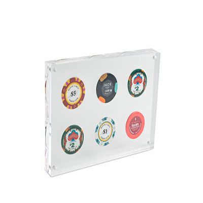 Acrylic Poker Chip Display Stand