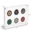 Acrylic Poker Chip Display Stand view 2