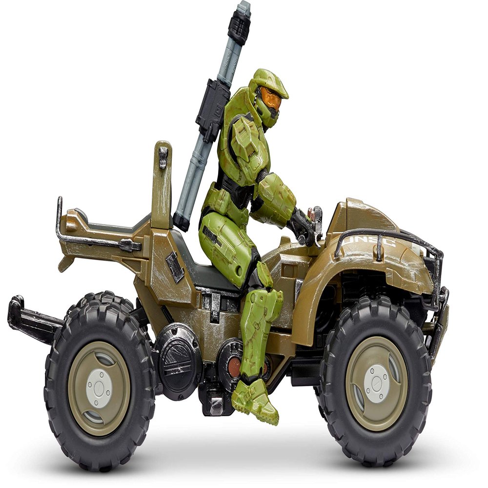 HALO 4" World of HALO Figure & Vehicle Mongoose with Master Chief