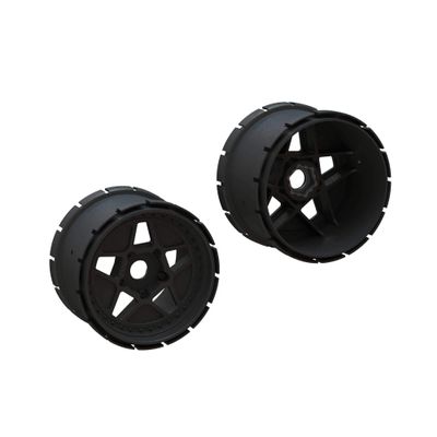 ARRMA MT Wheels, 4.9in 24mm Hex (2), ARA510123