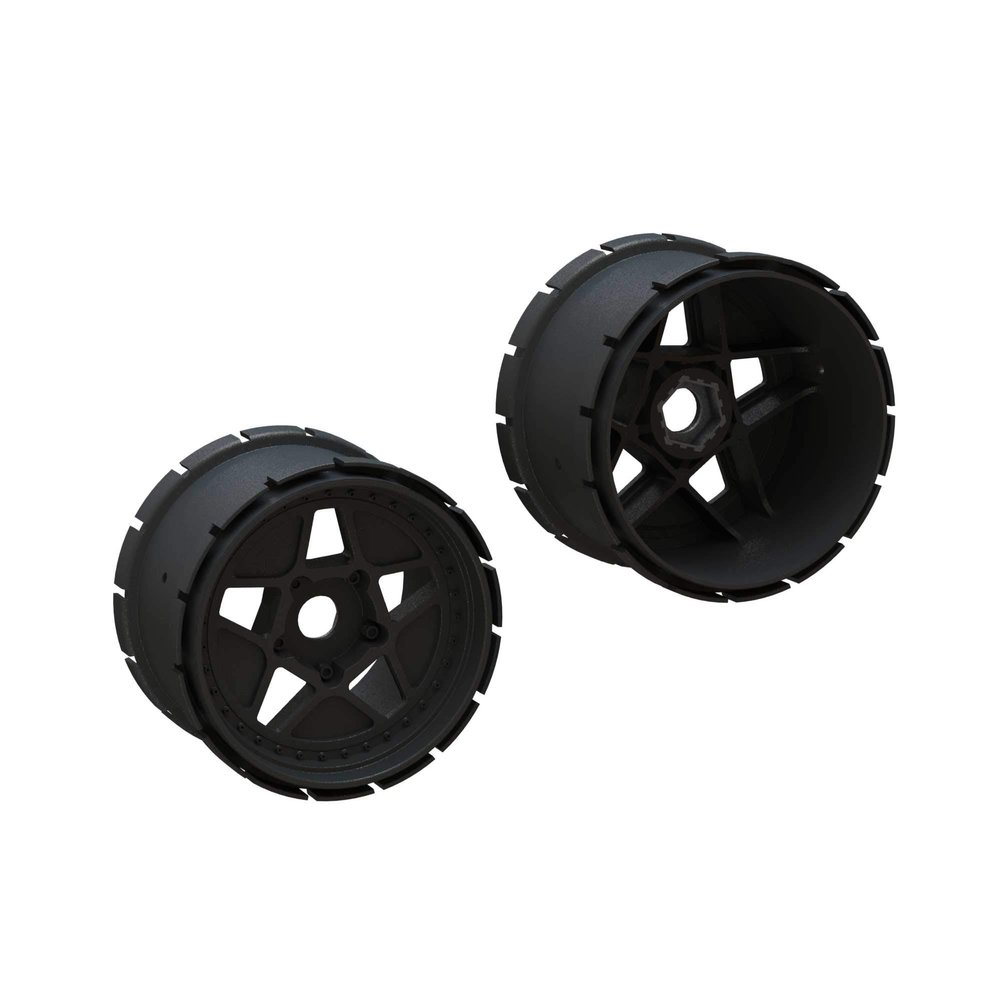 ARRMA MT Wheels, 4.9in 24mm Hex (2), ARA510123