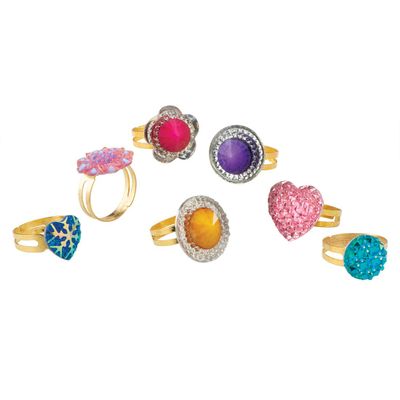 SmileMakers Glitz Rings - Toys and Giveaways - 100 per Pack