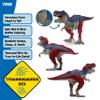 schleich Dinosaurs - Red and Blue T Rex Action Figure with Movable Jaw - 11" Length, Realistic Tyrannosaurus Rex Dino Figurine - Large Dinosaur Toy for Imaginative Play Boys and Girls Ages 5+ | 72155 view 2