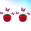 2pcs for Car Ornament Solar Powered Swinging Toy Figurines Stautes Bobbleheads Solar Powered Dancing Doll Shaking Doll Car Dancing Toys Shake Your Head to Rotate Swing view 4