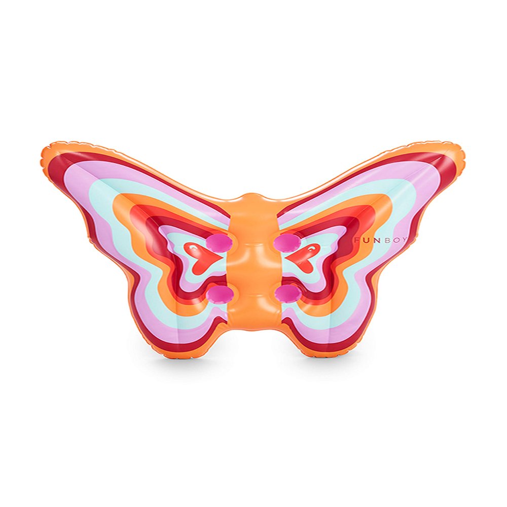 FUNBOY Giant Inflatable Butterfly Drink Holder, Luxury Floating Bar Accessory for Pool Parties and Entertainment, Floating Drink Holder