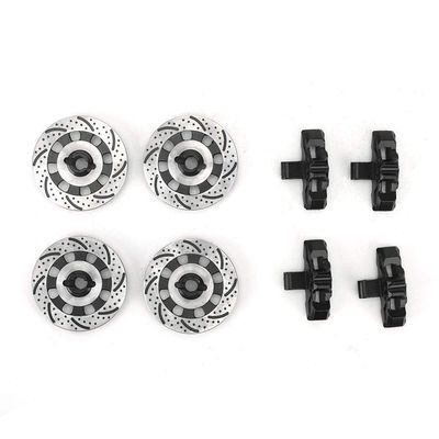 RC Brake Disc, Aluminum Alloy Lightweight Durable 1/7 Scale Brake Rotor for Drift Racing Desert Offroad RC Car Enthusiasts Collectors