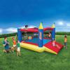 BANZAI Inflatable 13' Water Slide Park Plus 12' Bounce House 2 for 1 Value Pack w Free Air Blower- Inflates in Under 2min- Heavy Duty Kids Adventure Park Pool with Sprinkler 12x9 XL Bouncy Castle view 3