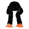 JOYHY Kids Adults Plush Hat Ear Moving Ear Flap Hat with Paw Penguin view 2