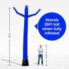 Wacky Waving Inflatable Tube Guy | Inflatable Tube Man 20 Feet, Blue (Blower Not Included) view 2