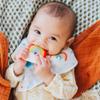 Silli Chews Rainbow Teether Celestial Sun Teethers for Babies BPA Free - Silicone Baby Teether Toys 2" Teething Gift Set view 4