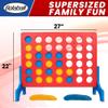 Bolaball Extra Large 4 in a Row Outdoor Board Game | Giant Family Fun Lawn & Yard Games | Jumbo Outside Game for Adults & Kids | Backyard Carnival Holiday Picnic Party Big Patio Games view 2