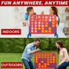 Bolaball Extra Large 4 in a Row Outdoor Board Game | Giant Family Fun Lawn & Yard Games | Jumbo Outside Game for Adults & Kids | Backyard Carnival Holiday Picnic Party Big Patio Games view 3