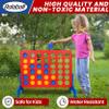 Bolaball Extra Large 4 in a Row Outdoor Board Game | Giant Family Fun Lawn & Yard Games | Jumbo Outside Game for Adults & Kids | Backyard Carnival Holiday Picnic Party Big Patio Games view 4