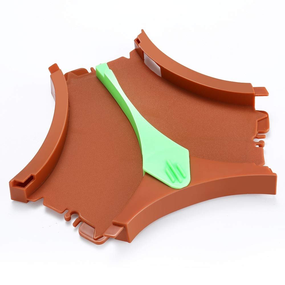 QUOXO Create a Road, Track Accessories Compatible with Most Car Tracks for Kids Boys and Girls (Y Cross)