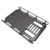 KYX Racing Metal Roof Rack with Carbon Fibre Panel 253x168mm Upgrades Parts Accessories for RC Crawler Car Traxxas TRX4 G500 Car Body view 2