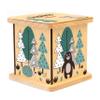 Kids Piggy Bank for Boys and Girls, Personalized Gift Handmade in USA by BloomOwl, Custom Piggy Bank, Personalized Banks for Kids, Gifts for Baby Boys and Girls (Scandinavian Animals) view 1