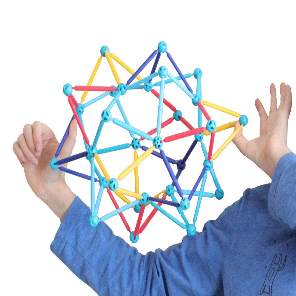 Curious Minds Busy Bags Large 9"-12" Collapsible Ball - Expanding and Contracting Ball - Grow and Shrink Fidget Ball - Anxiety Breathing Exercises (Random Colors) (1 Random Color Ball)