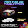 Glowsphere Glowblocks Light-Up Tumbling Tower Game, First Ever LED Building Blocks Stacking Game, Indoor Board Game for Kids and Adults for Family Game Night view 3