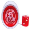 Duncan Toys Freehand Yo-Yo, String Trick Yo-Yo with Counterweight, Ball Bearing Axle and Aluminum Body, White w/ Red Cap view 3